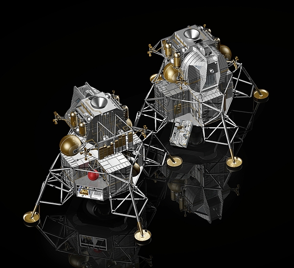 Apollo Lunar Module #1 Greeting Card by Carlos Clarivan / Science Photo ...
