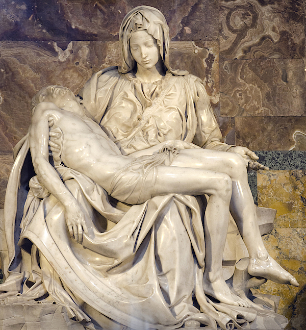 Pieta By Michelangelo, St. Peters #1 Jigsaw Puzzle by Kenneth