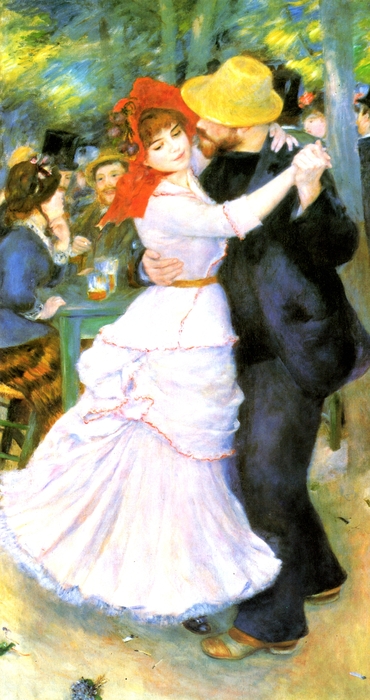Dance At Bougival Jigsaw Puzzle by Pierre Auguste Renoir