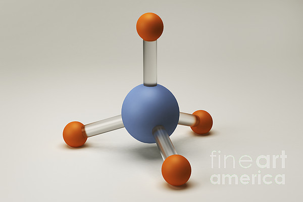 Mets Mathane Methane Molecule Tapestry by Science Picture Co - Science Source Prints