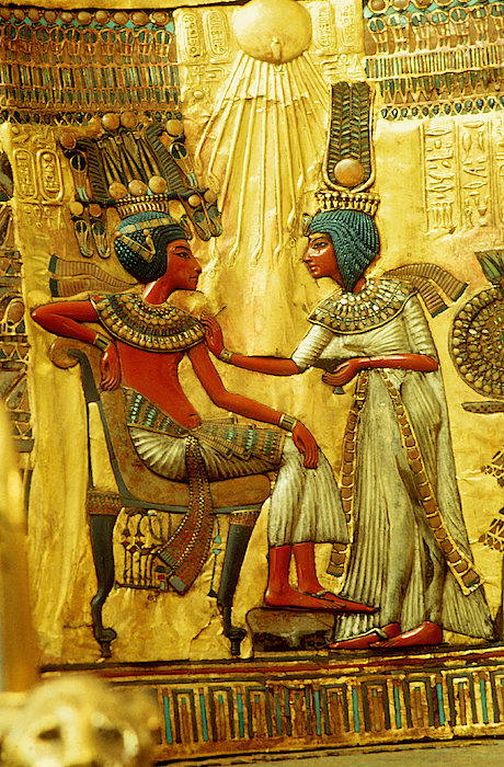 Golden Throne of King Tutankhamun and His Wife Ankhesenamun, Tomb