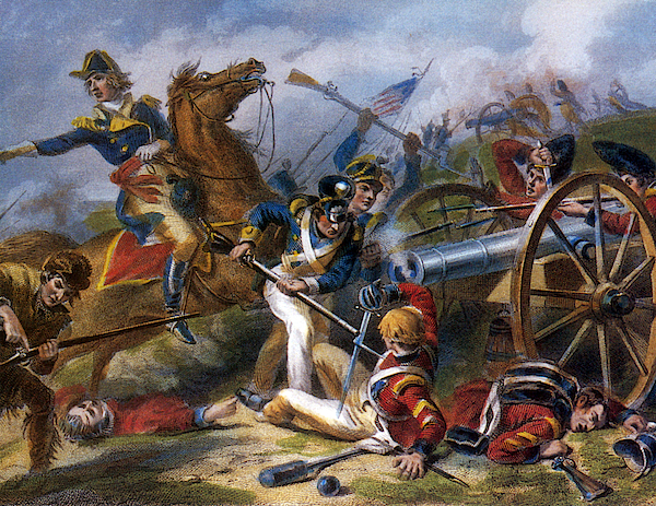 ＊chay＊ War Of 1812, Battle Of Chippawa, 1814 Greeting Card by Science Source