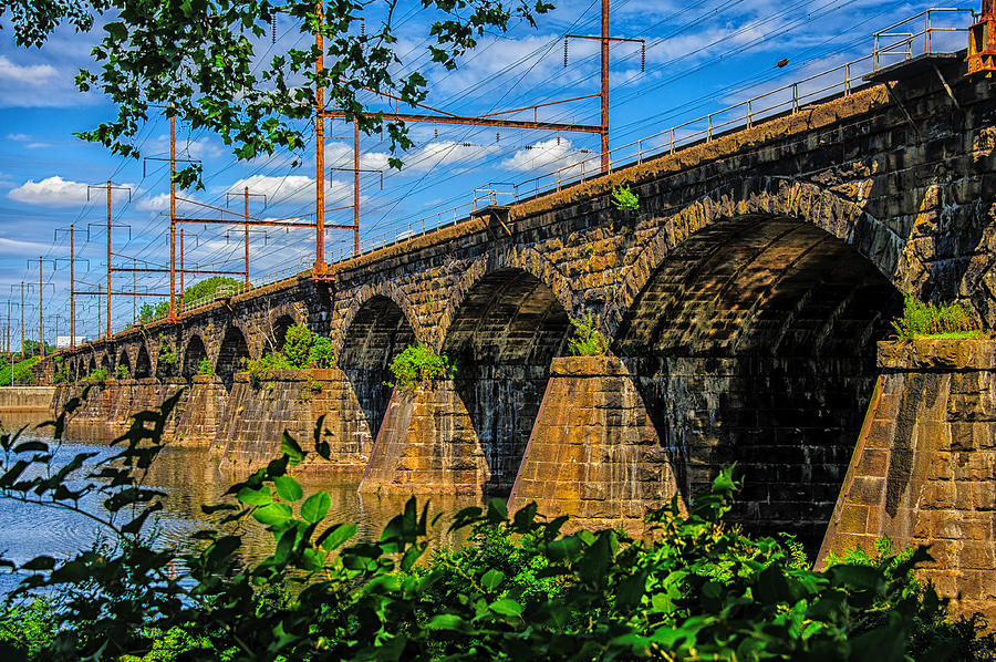 Trenton Railroad Bridge Photograph by Louis Dallara