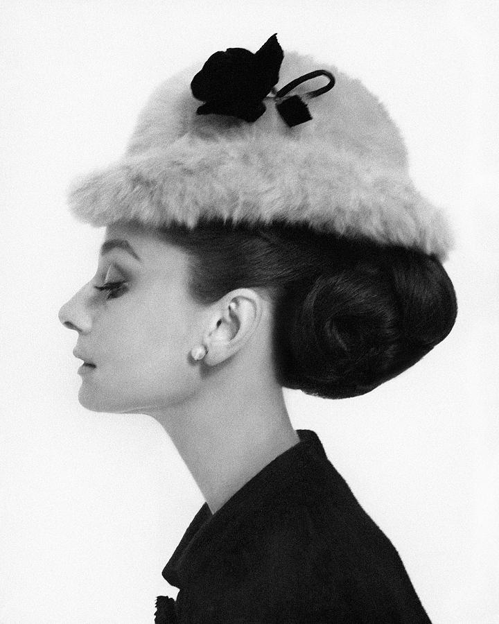 Audrey Hepburn Wearing A Givenchy Hat #2 by Cecil Beaton display picture 1