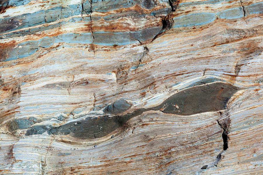 Alean Bo Boudinage In Metamorphic Rocks #1 by Dr Juerg Alean / Science Photo Library