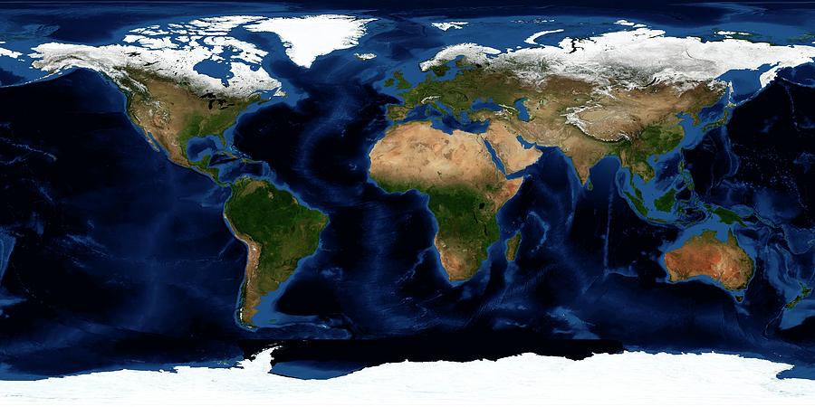 Earth From One Earth #1 by Nasa / Science Photo Library