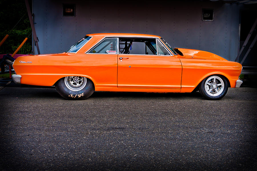 Fast Orange #1 Photograph by Jeff Sinon