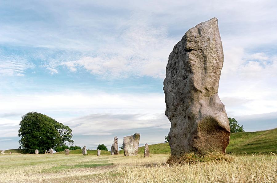 Neolithic Standing Stones #1 by Daniel Sambraus / Science Photo Library