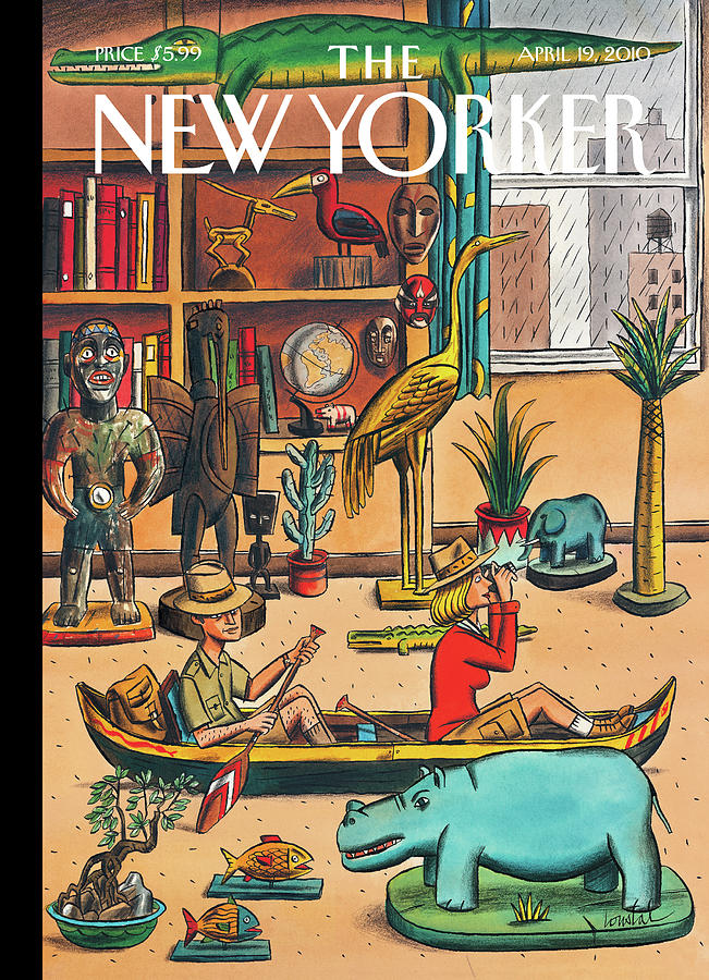 Voyage Autour de Notre Chambre Painting by Jacques de Loustal