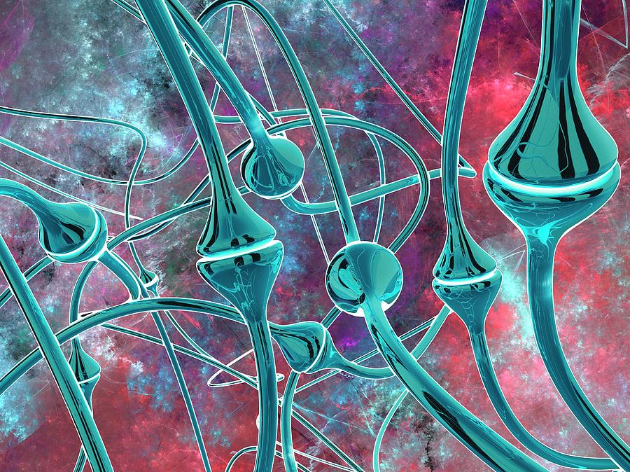 Yapses Synapses #2 by Laguna Design / Science Photo Library