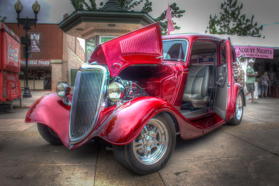 34 Ford Model 40 Tudor Sedan Photograph by Carla E
