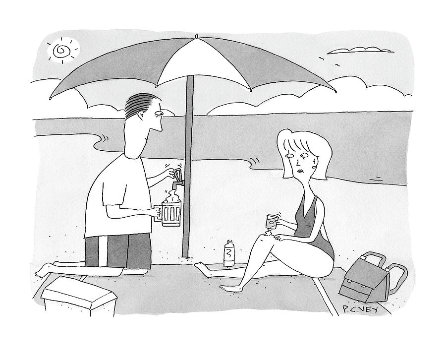 New Yorker July 28th, 2008 Drawing by Peter C. Vey
