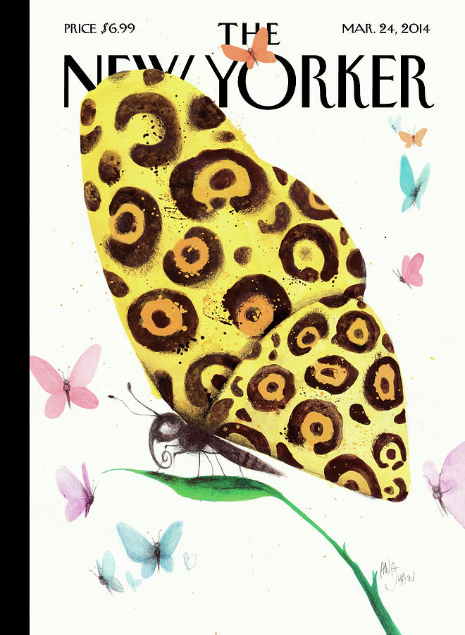 Butterfly with Colorful Wings Painting - Metamorphosis by Ana Juan