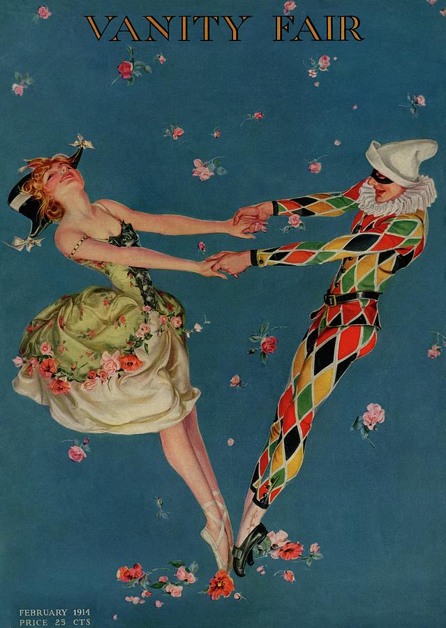 A Magazine Cover For Vanity Fair Of A Ballet by Frank X. Leyendecker