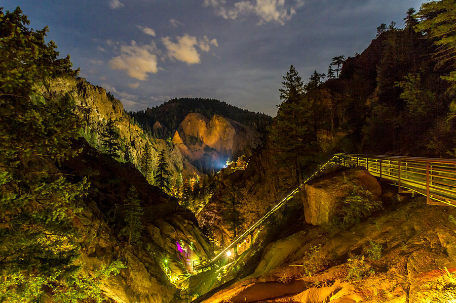 Above Seven Falls Photograph by Jeff Stoddart
