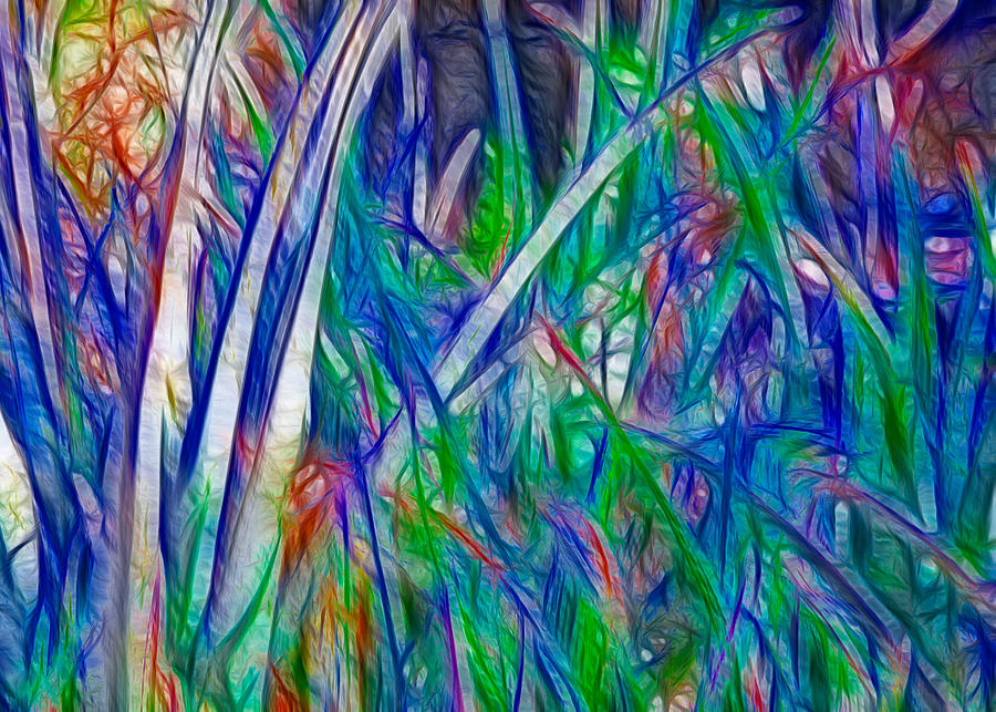 Aloe Abstract Painting by Omaste Witkowski