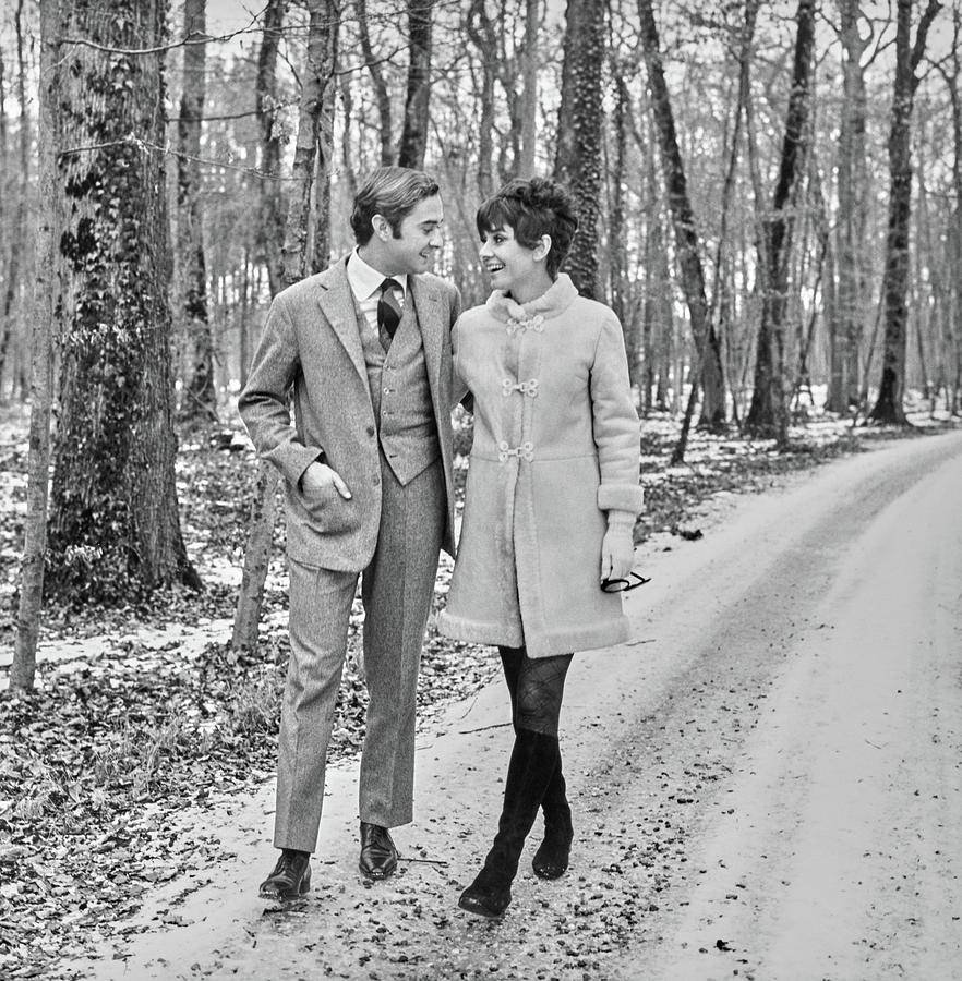 Audrey Hepburn And Dr. Andrea Mario Dotti by Henry Clarke