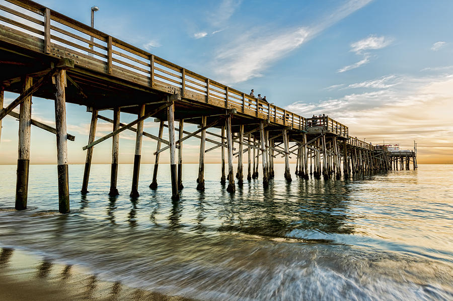 Balboa Pier Newport Beach Photograph by Kelley King