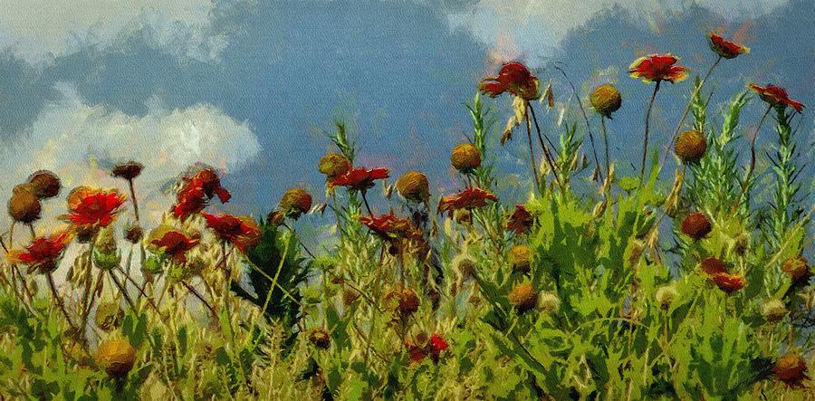 Blanketing the Sky Painting by Jeffrey Kolker