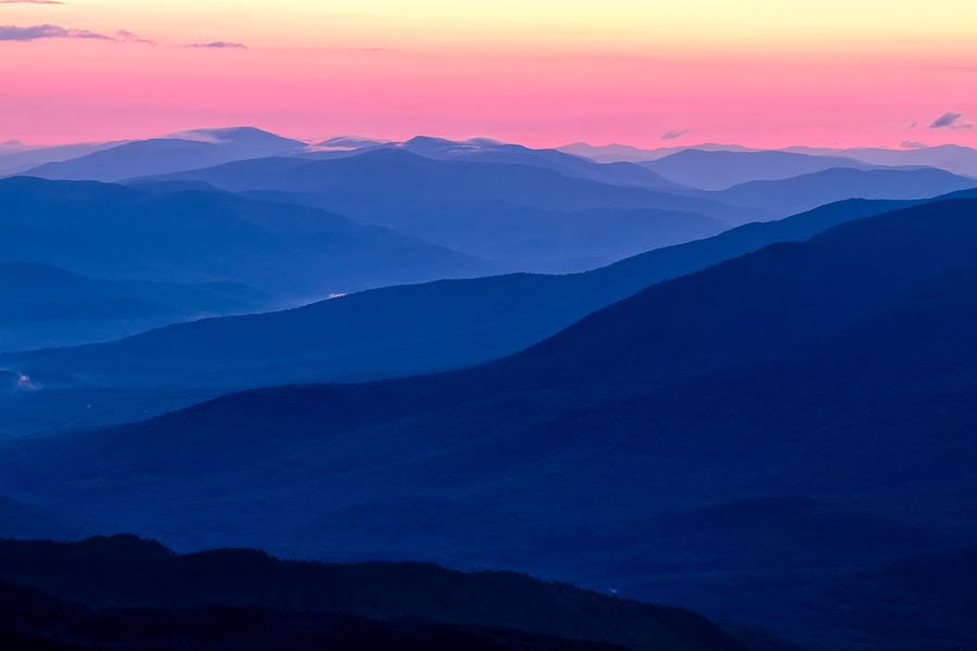 Blue Mountain Layers Photograph by Jeff Sinon