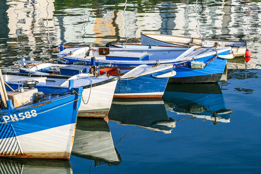 Boats at anchor Photograph by Sue Leonard