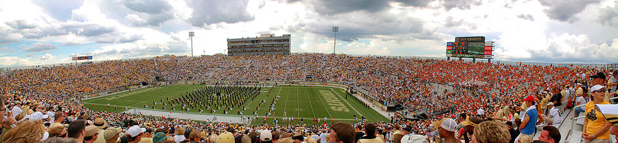 Panoramic View of a Football Stadium Photograph - Bright House Networks Stadium by Georgia Clare