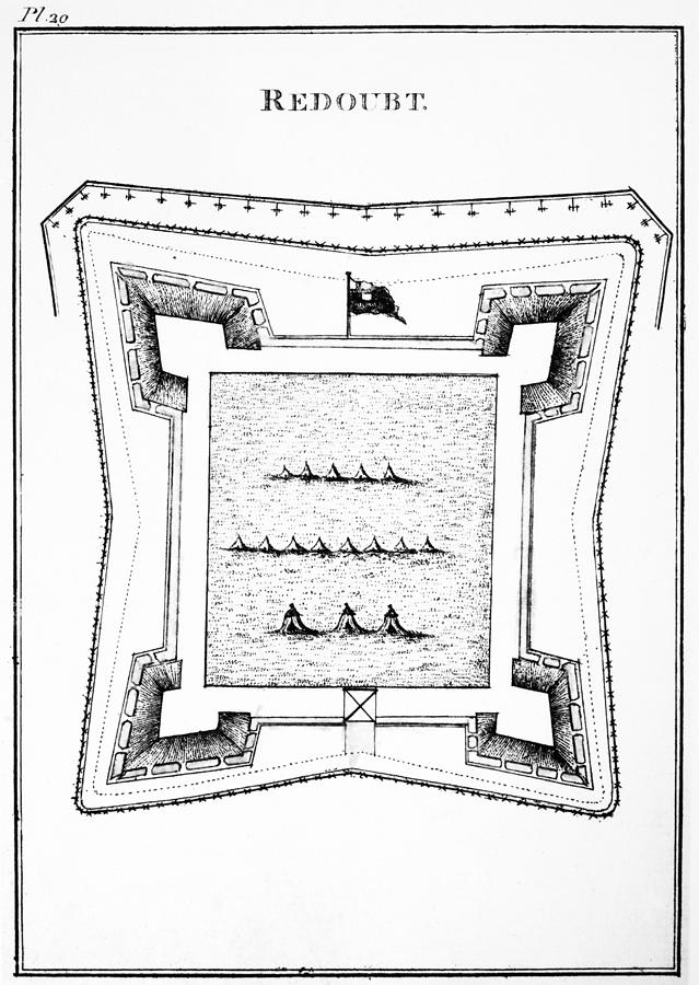 Carolean Redoubt British Redoubt, 1777 by Granger
