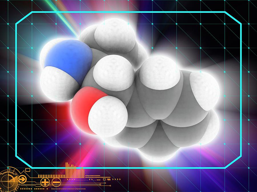 Cathine Drug Molecule by Laguna Design / Science Photo Library