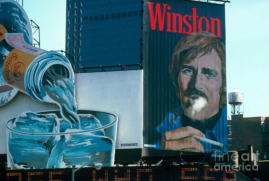 Cigarette And Alcohol Billboards, Time by Bedrich Grunzweig