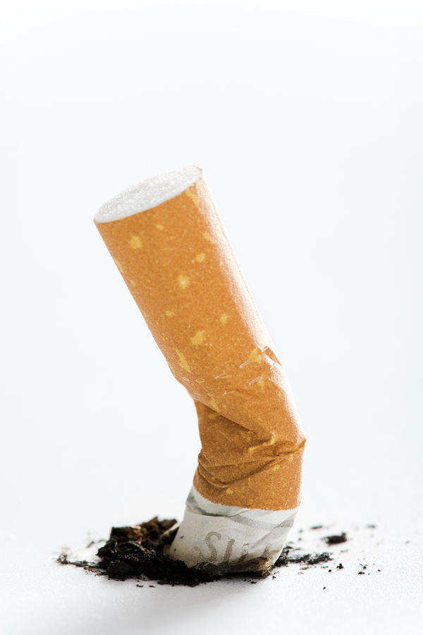 cigarette butt image Cigarette Butt by Gustoimages / Science Photo Library
