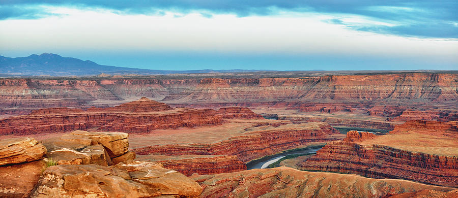 Colorado River Sunset 1 - Dead Horse Point State Park - Utah Photograph by Bruce Friedman