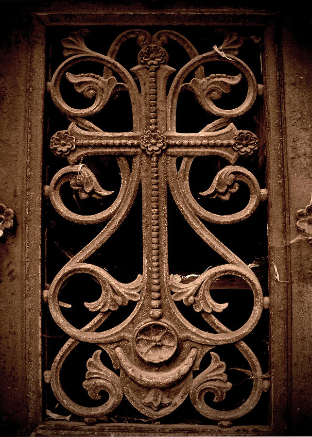 Crypt Grate Photograph by Lisa Chorny
