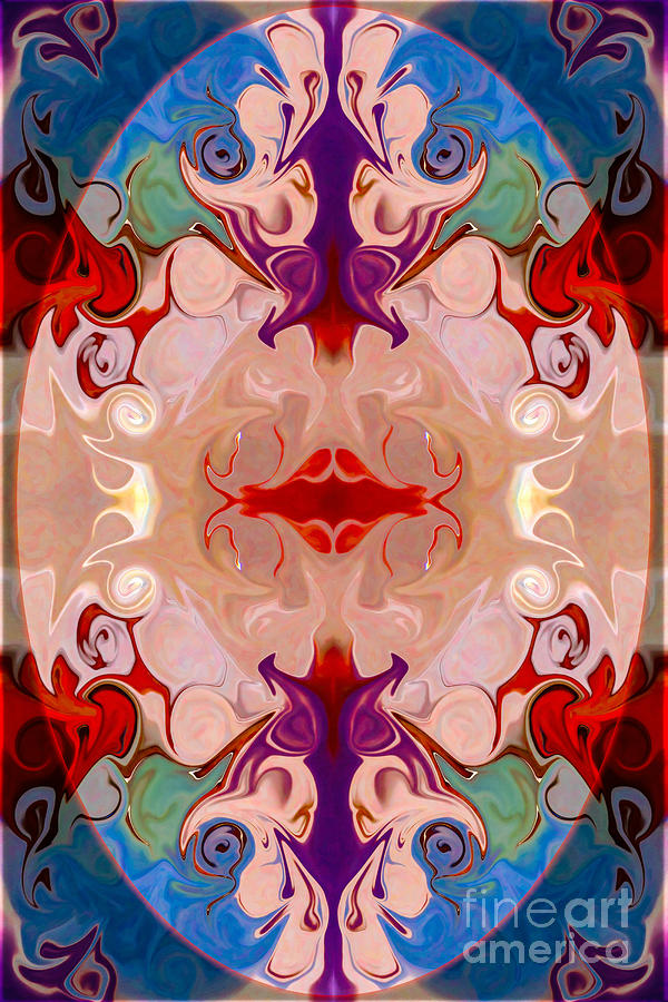 Drenched In Awareness Abstract Healing Artwork by Omaste Witkows Digital Art by Omaste Witkowski