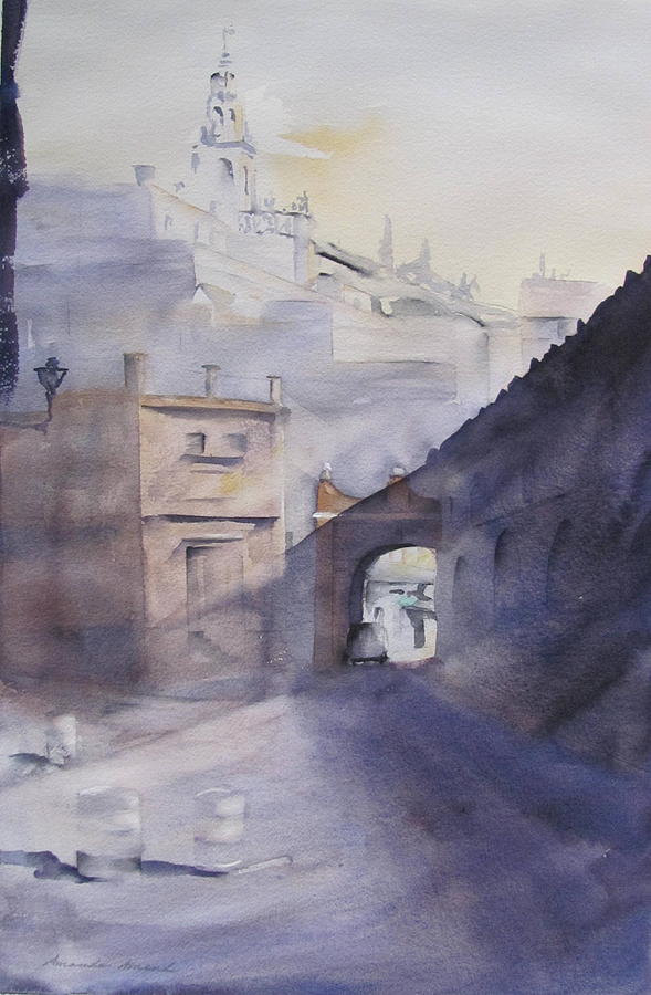 El Portal Painting by Amanda Amend