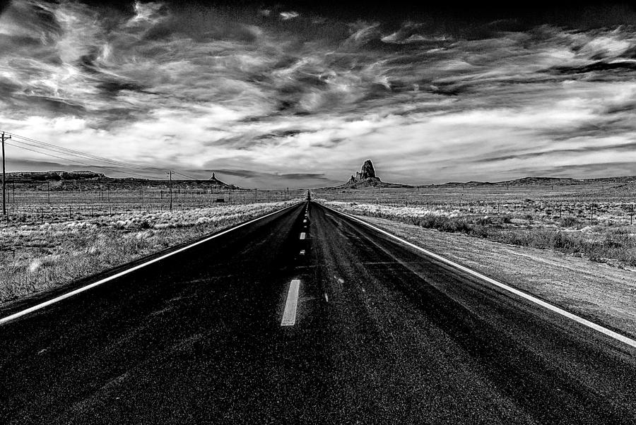 Endless Road Rt 163 Photograph by Louis Dallara