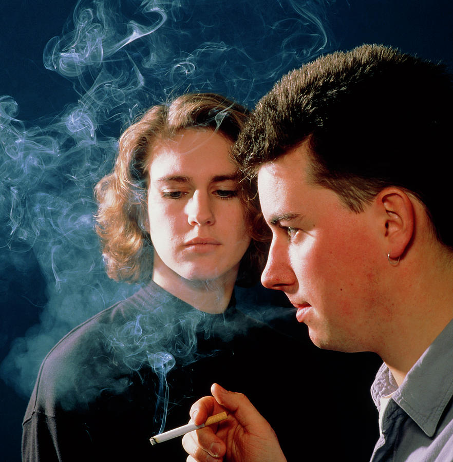 Example Of Passive Smoking by Sheila Terry / Science Photo Library