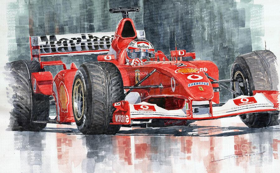 2002 Ferrari Marlboro F 2002 Ferrari 051 Rubens Borrichello