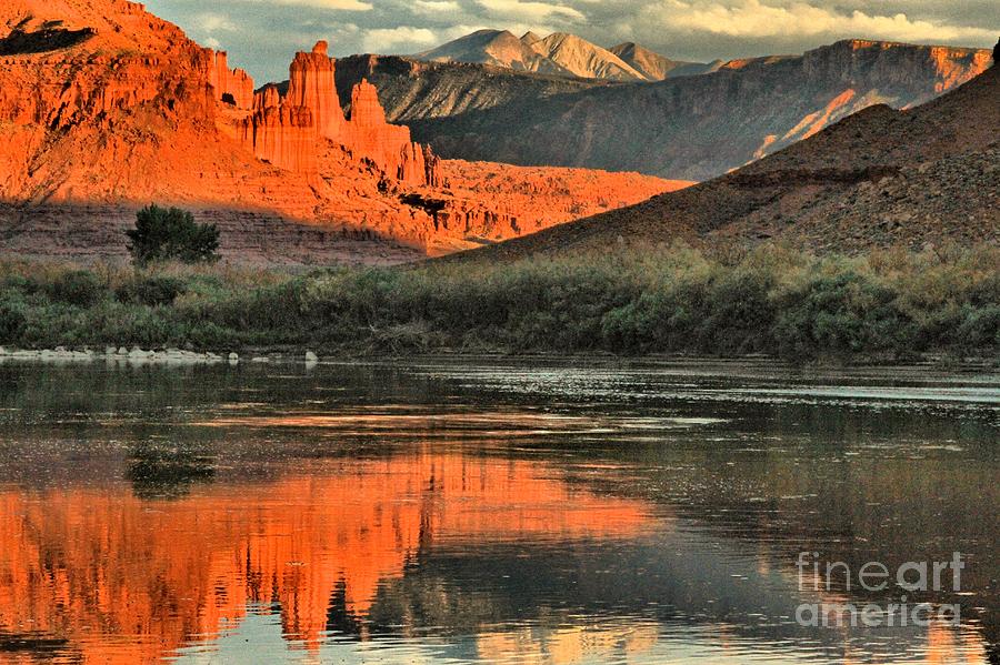 Fisher Towers In The Colorado Photograph by Adam Jewell