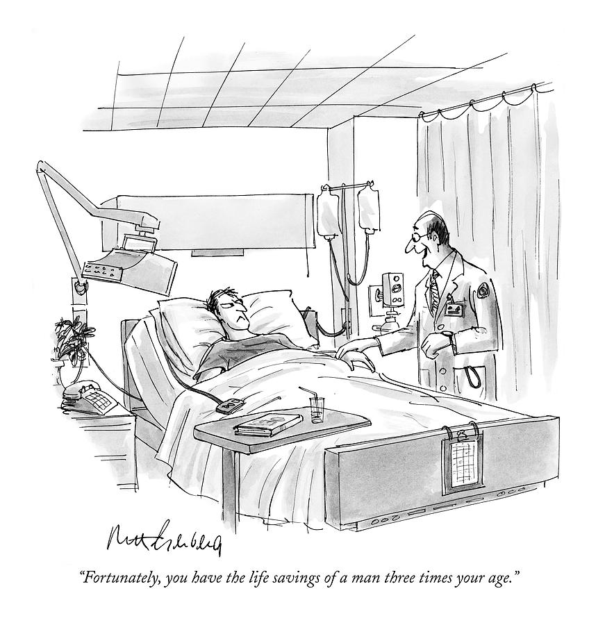 Fortunately Drawing by Mort Gerberg