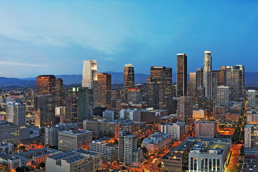 Glowing Los Angeles Photograph by Kelley King