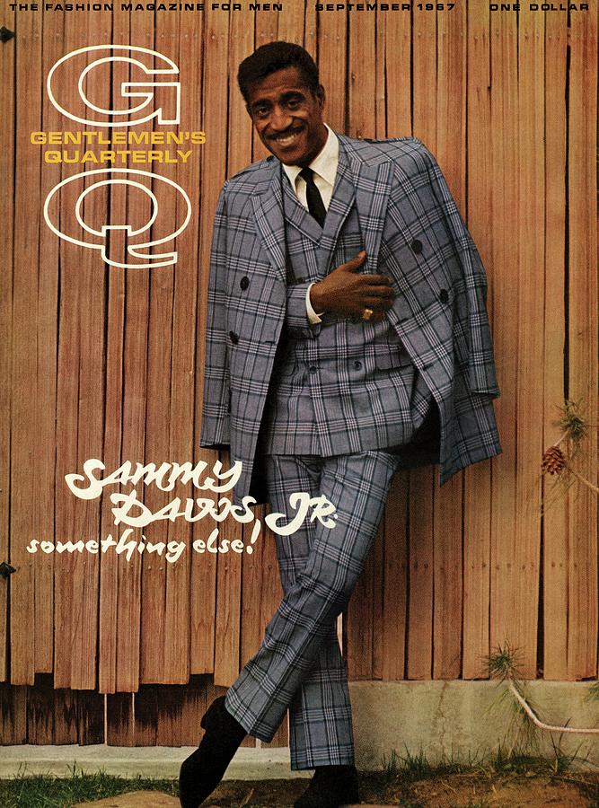 Sammy Davis Jr. on Magazine Cover Photograph - Gq Cover Featuring Sammy Davis Jr by Milton Greene