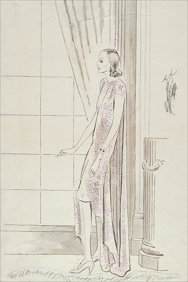 Greta Garbo By A Window Digital Art by Cecil Beaton