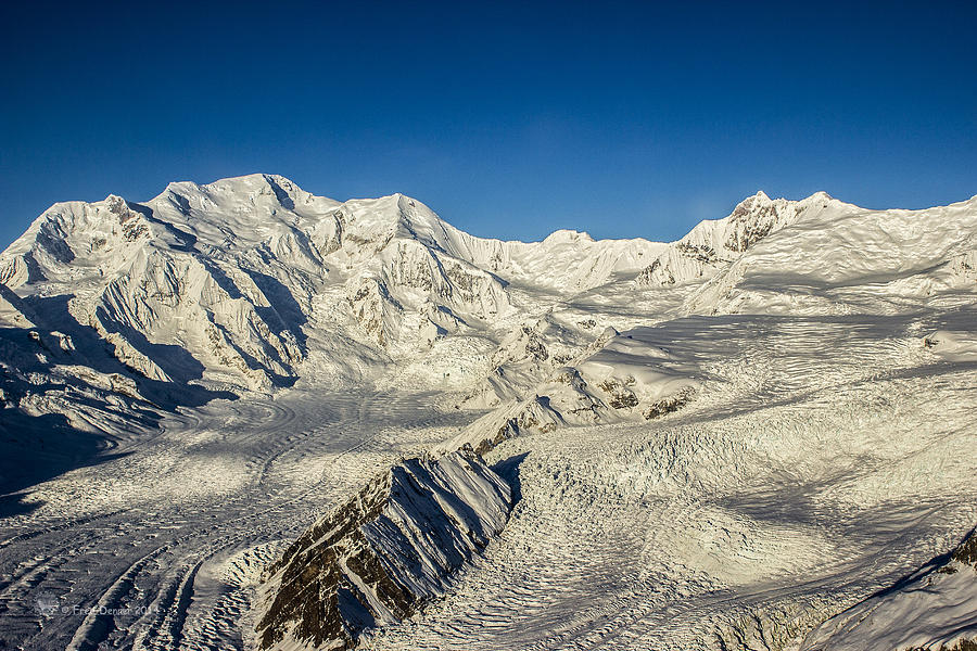 Head of the Kennicott Glacier Photograph by Fred Denner