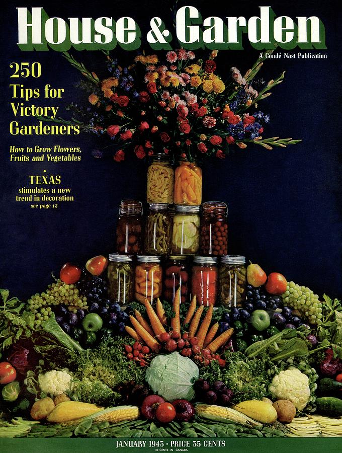 House And Garden Cover Featuring Fruit Photograph by Fredrich Baker