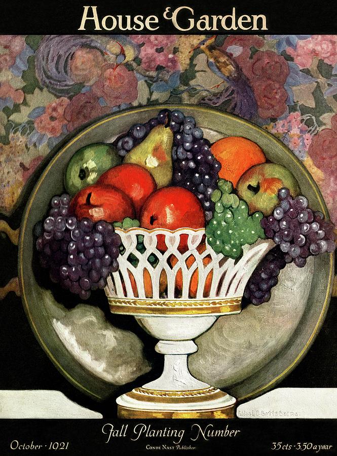 House And Garden Fall Planting Number Cover Photograph by Ethel Franklin Betts Baines