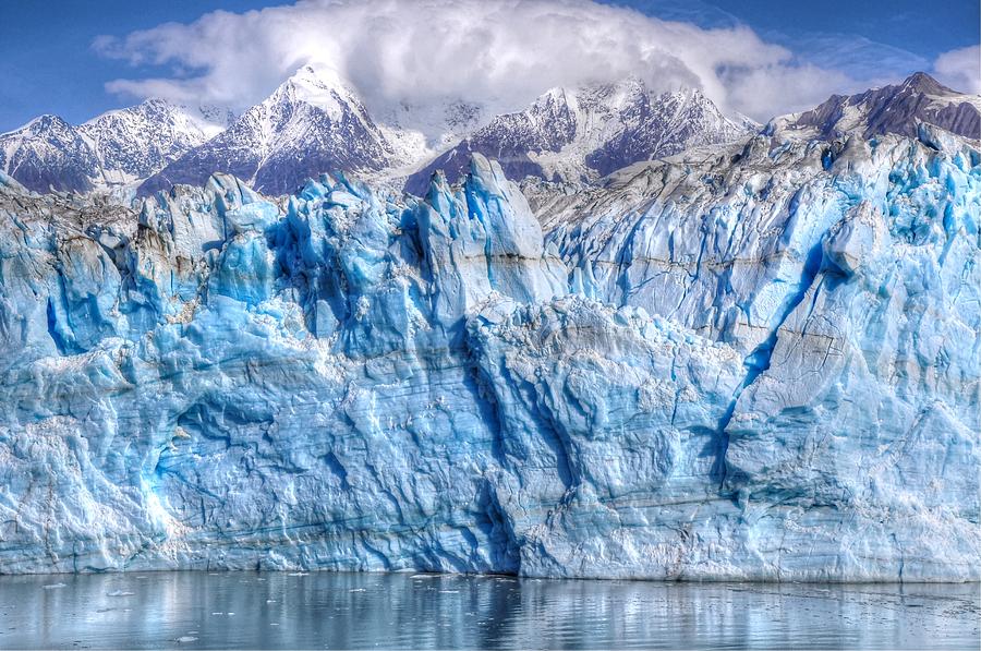 Hubbard Glacier Up Close - Alaska Photograph by Bruce Friedman