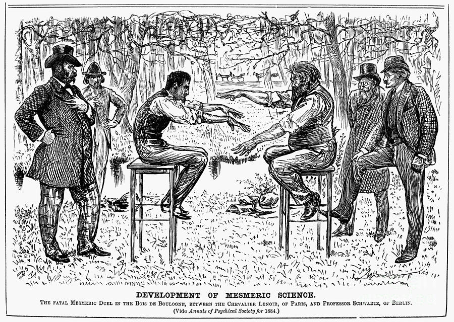 Hypnosis: Cartoon, 1883 by Granger