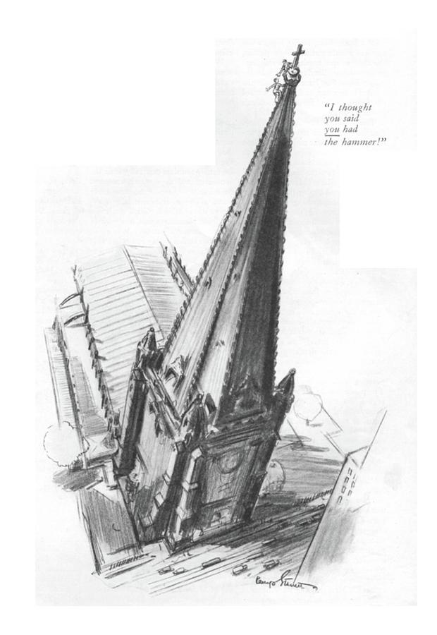 You Said You Had The Hammer Drawing by Kemp Starrett