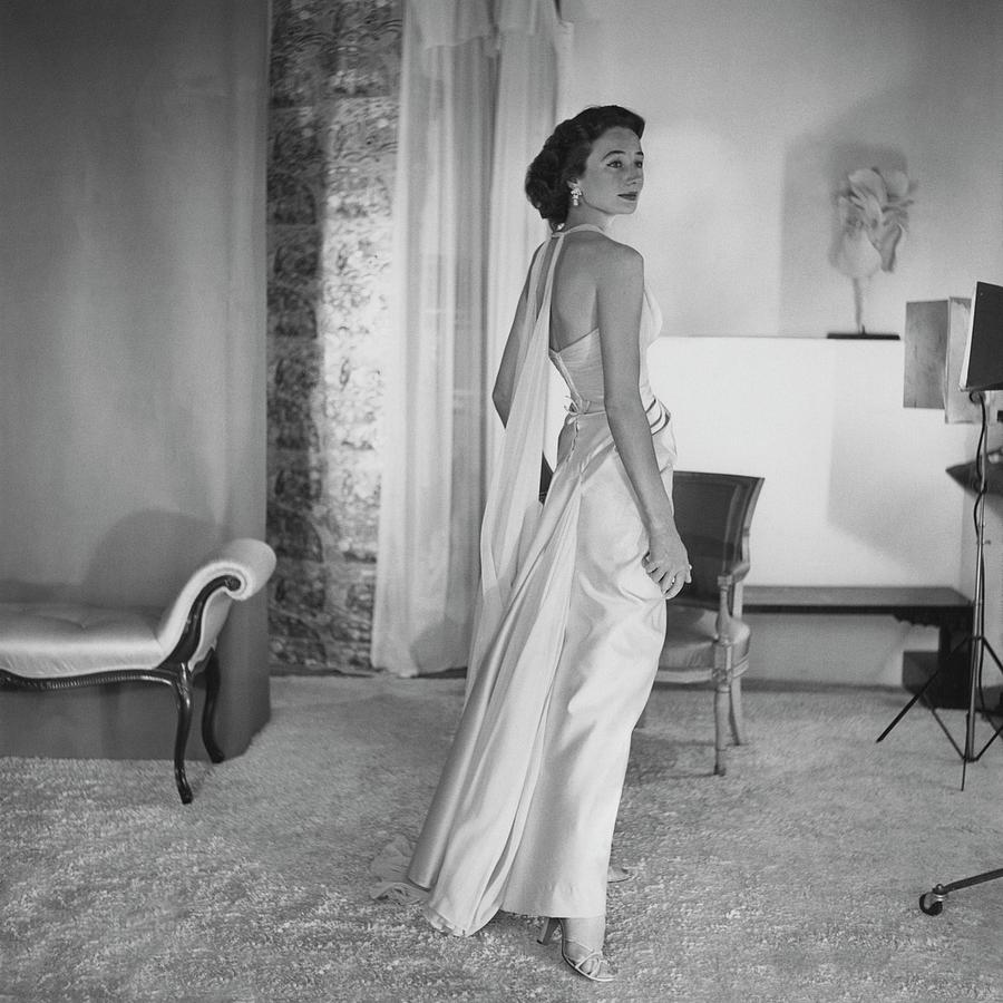 jacqueline de ribes dress Jacqueline De Ribes Wearing A Desses Dress by Horst P. Horst