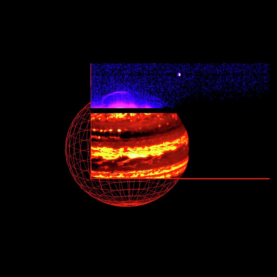 Infrared Rings Jupiter Jupiter In Infrared Light by Nasa / Jpl-Caltech / Swri / Asi / Inaf ...
